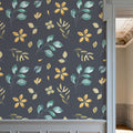 Watercolor Blossoms Mural Wallpaper - room preview 02