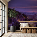 Twilight Castle Panorama Mural Wallpaper - room preview 02