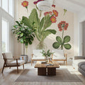 Flower Market Chart II Mural Wallpaper - room preview 02