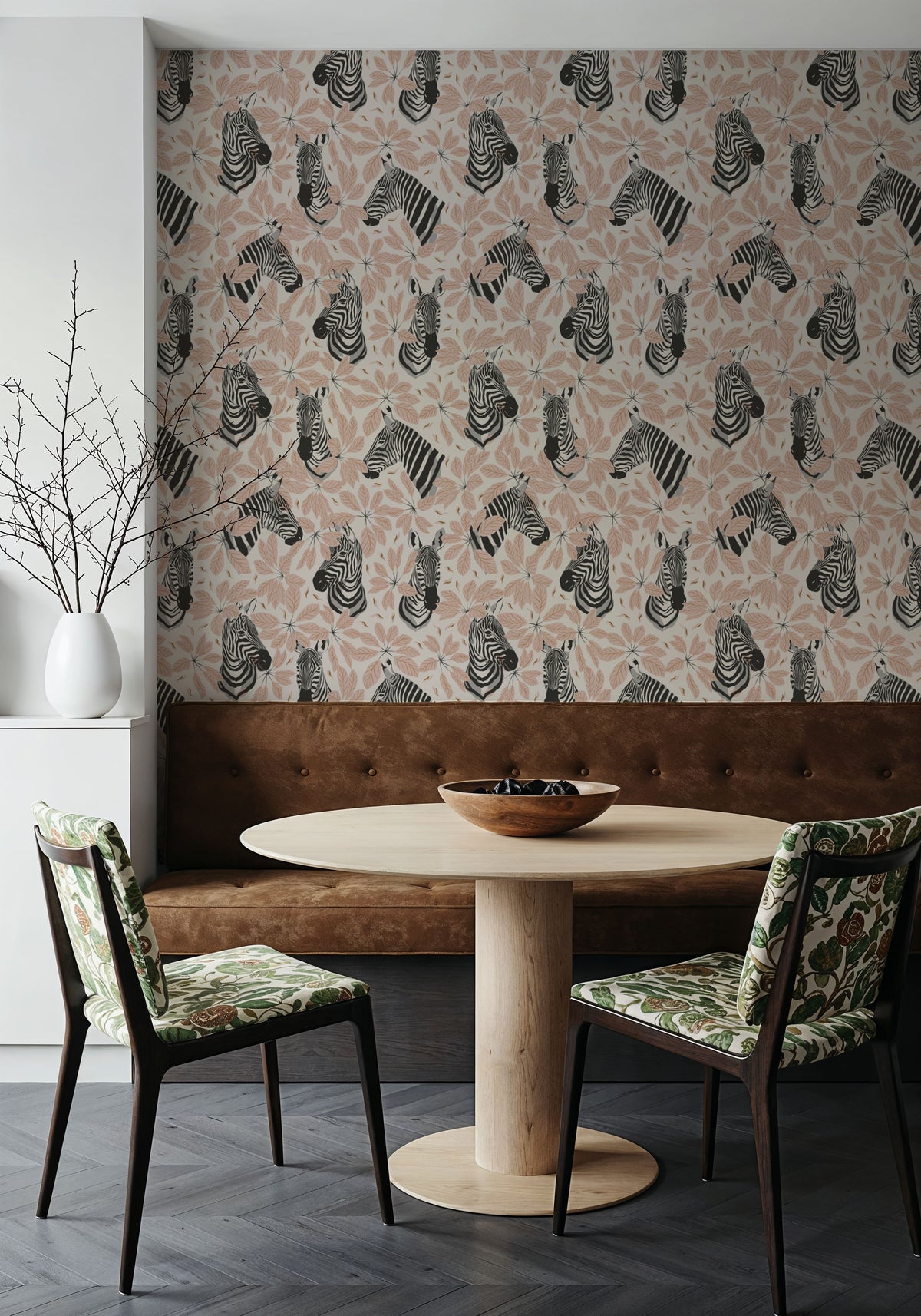Burchell's Zebra Mural Wallpaper - room preview 02