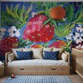 Juicy Strawberries Mural Wallpaper - room preview 02