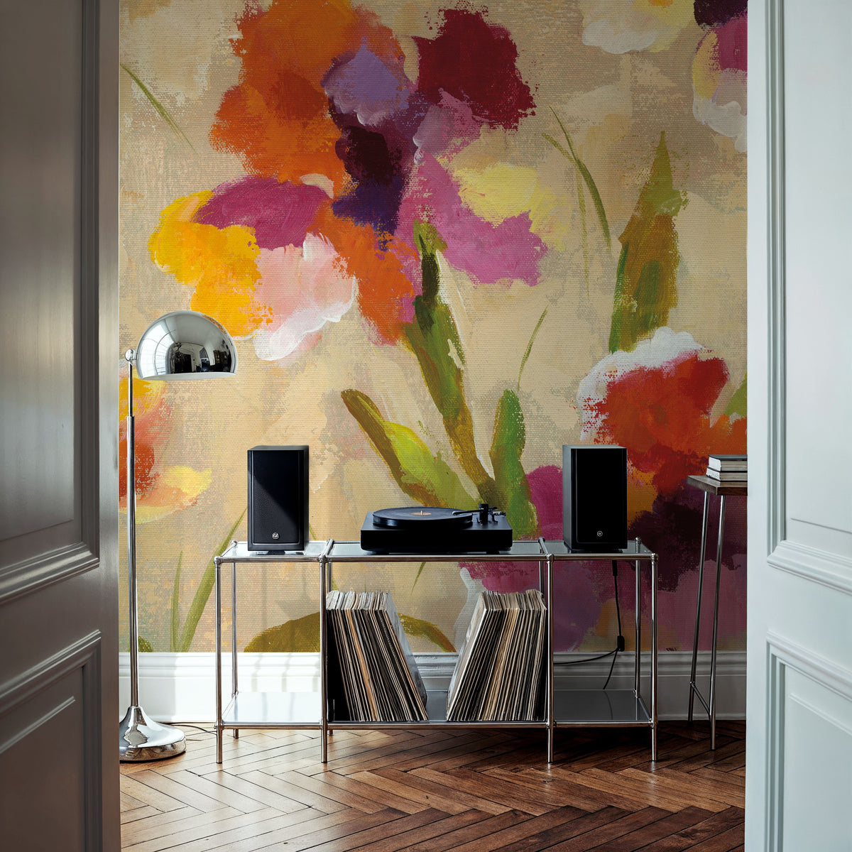Bold Bright Flowers III Mural Wallpaper - room preview 02