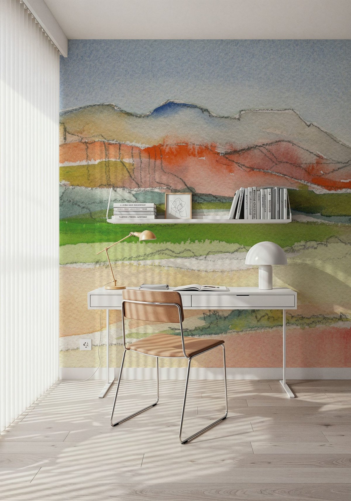 Desert Landscape I Mural Wallpaper - room preview 02