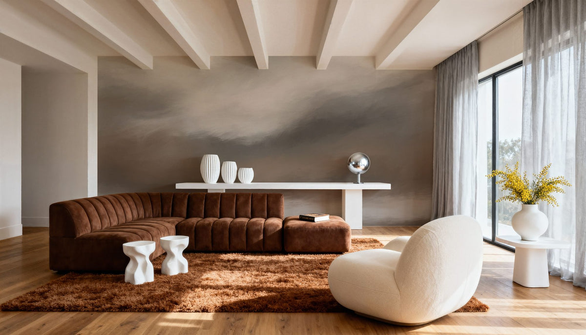 The Silent Horizon, Sand Mural Wallpaper - room preview 02
