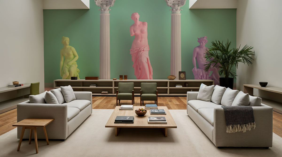 Temple of Venus Mural Wallpaper - room preview 02