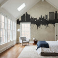 Reading England Skyline Concrete Mural Wallpaper - room preview 02