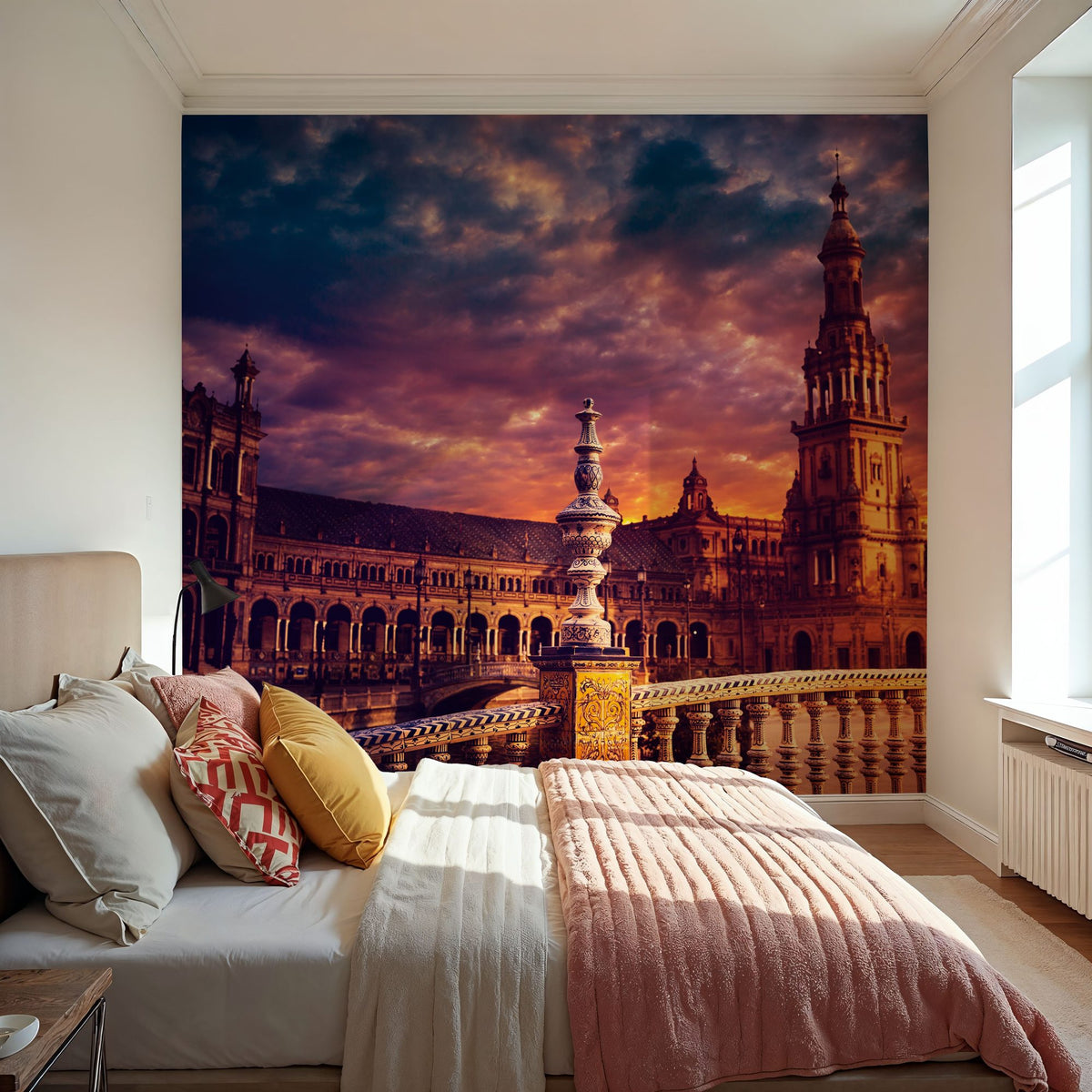 Spanish Sunset Mural Wallpaper - room preview 02
