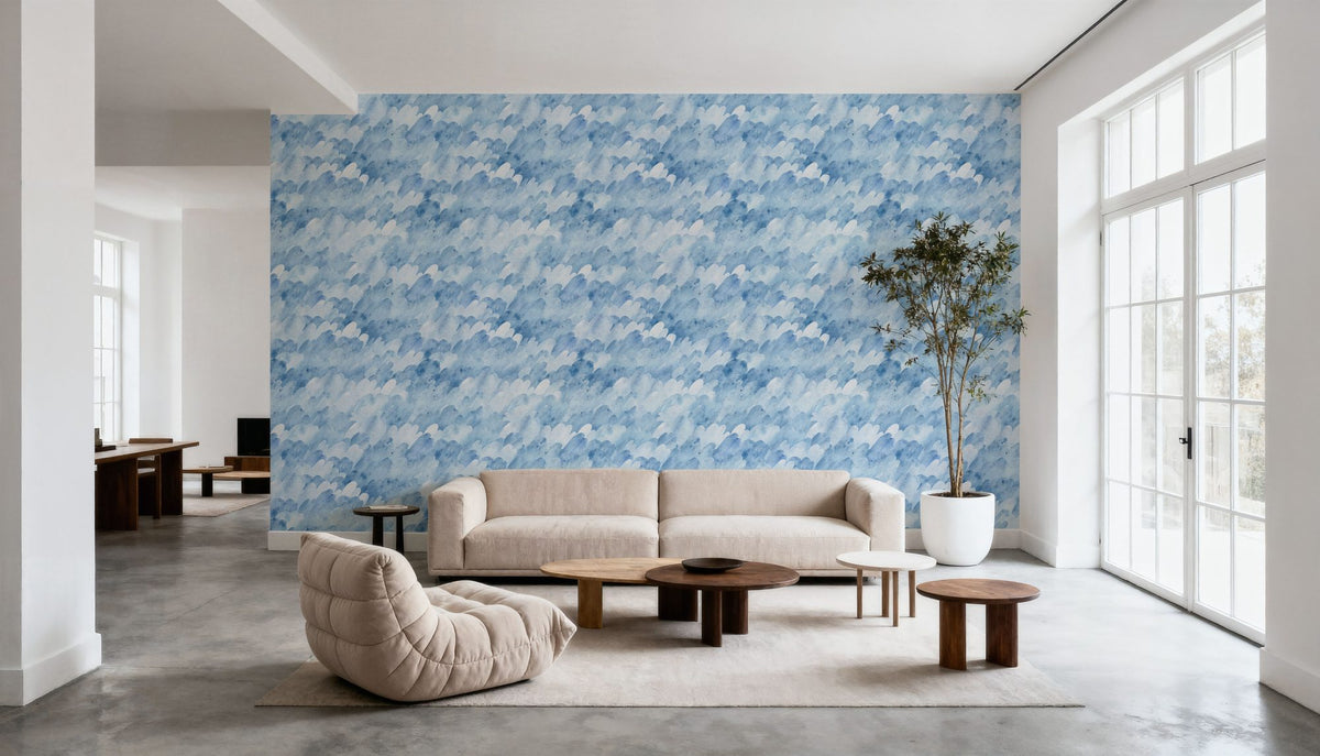 Foaming Sea Mural Wallpaper - room preview 02