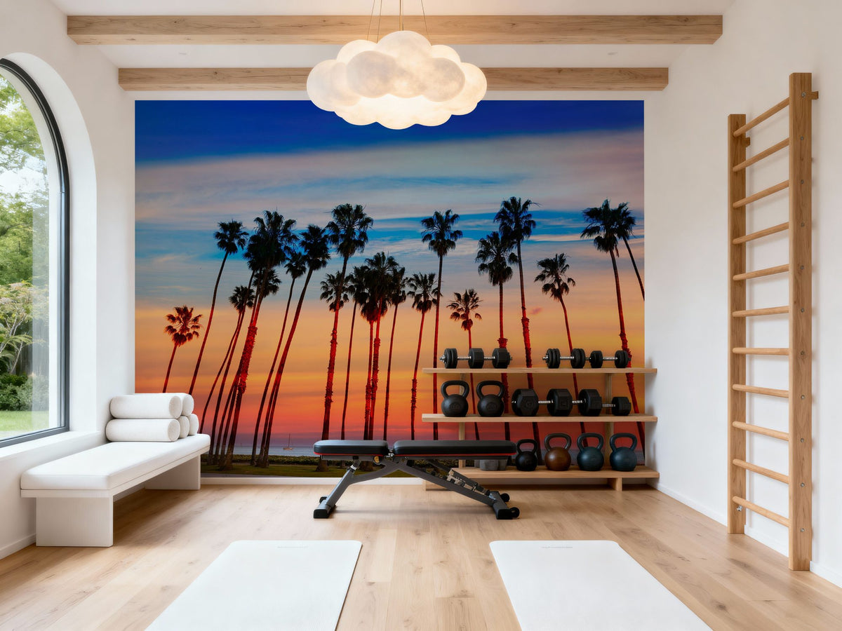 Santa Barbara Sunset I Mural Wallpaper - room preview 02