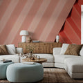 Pleated Coral Mural Wallpaper - room preview 02