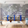 High Grunge Leaves Mural Wallpaper - Edition 4 - room preview 02