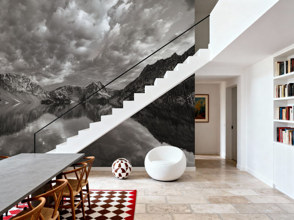 Sawtooth Lake Mural Wallpaper - room preview 02