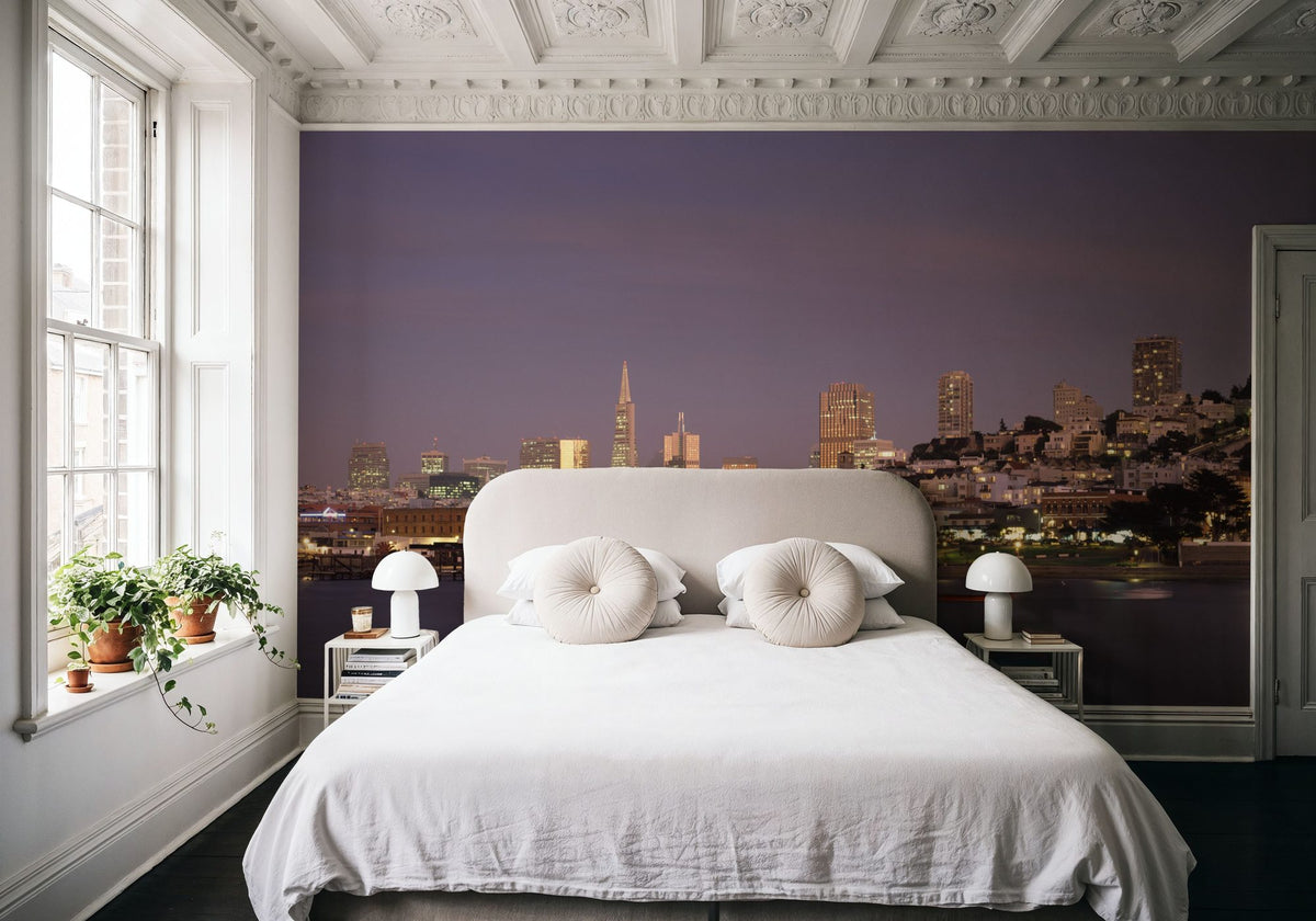 San Francisco Twilight Mural Wallpaper - room preview 02