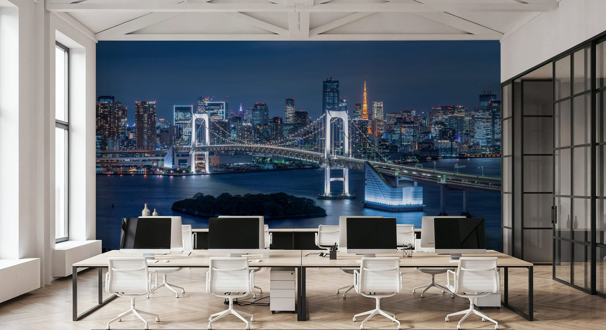 Rainbow Bridge Mural Wallpaper - room preview 02