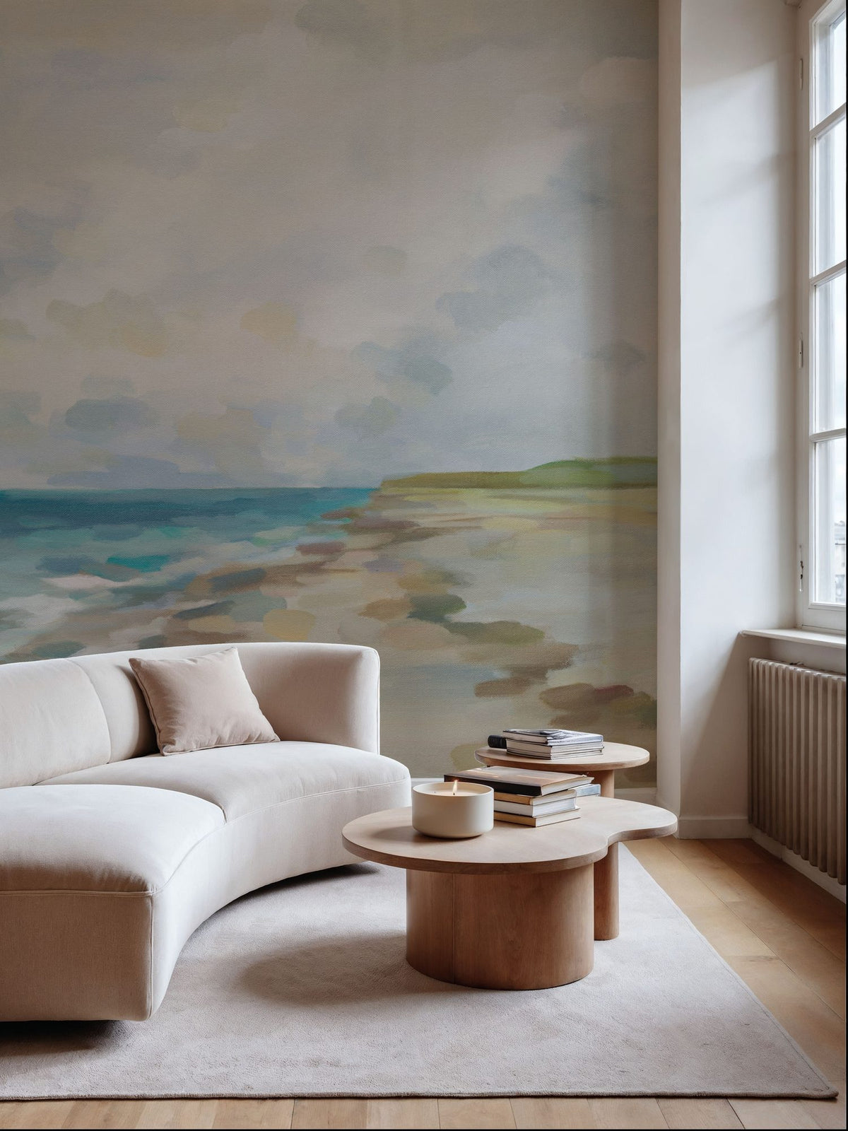 June Beach Mural Wallpaper - room preview 02