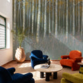 Birch Dusk Mural Wallpaper - room preview 02