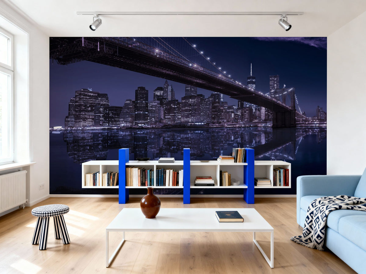 Gotham Sunset Mural Wallpaper - room preview 02