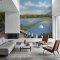 Fall Colors Mural Wallpaper - Neutral Tone - room preview 02