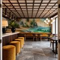 Exotic Tropical Sunny Beach Mural Wallpaper - room preview 02
