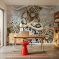 Highlands in the Meadow Mural Wallpaper - room preview 02