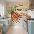 Farm Fresh Carrots Mural Wallpaper - room preview 02