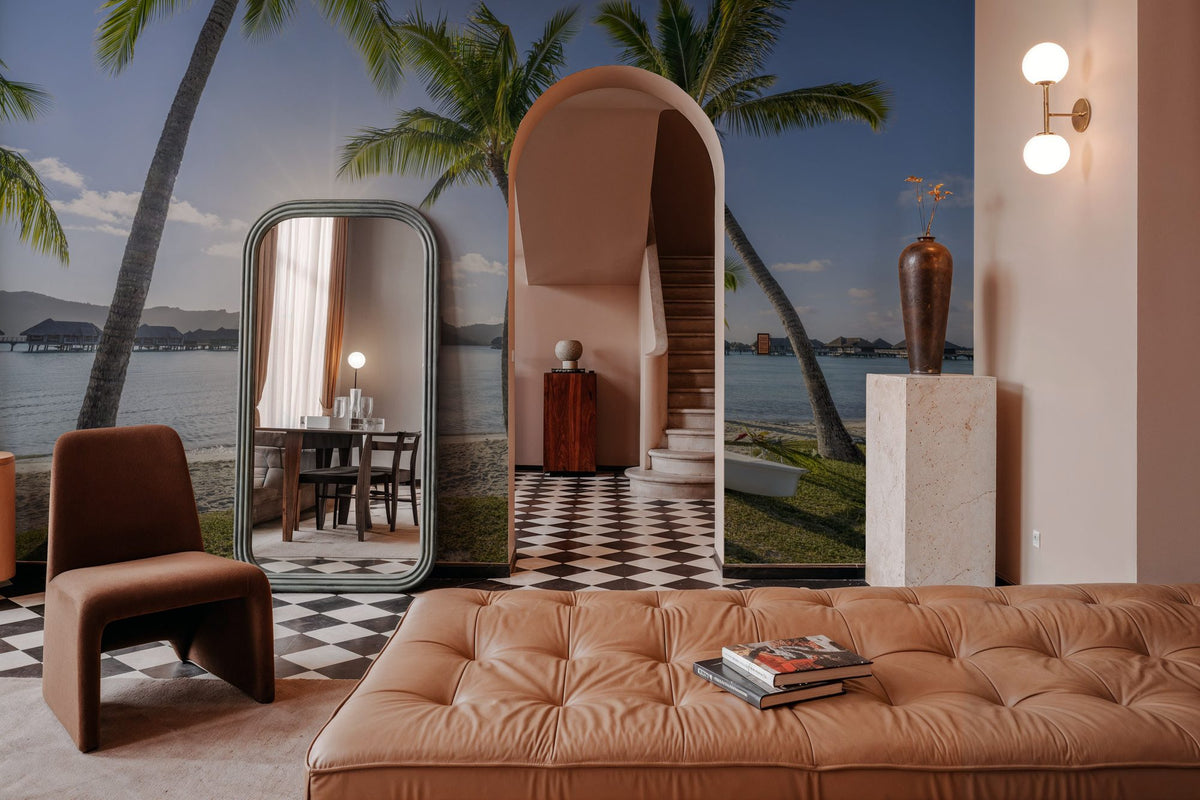 Mount Otemanu Sunset Mural Wallpaper - room preview 02