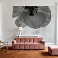 Wonderful Wildflowers VII Neutral Mural Wallpaper - room preview 02