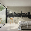 Felixstowe England Skyline Concrete Mural Wallpaper - room preview 02