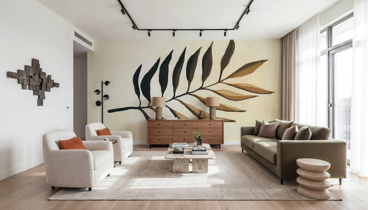 Tropical Leaf I Mural Wallpaper - room preview 02