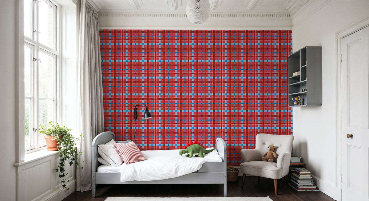 Seafood Shanty Red VI Mural Wallpaper - room preview 02