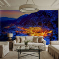 Winter Village Glow Mural Wallpaper - room preview 02