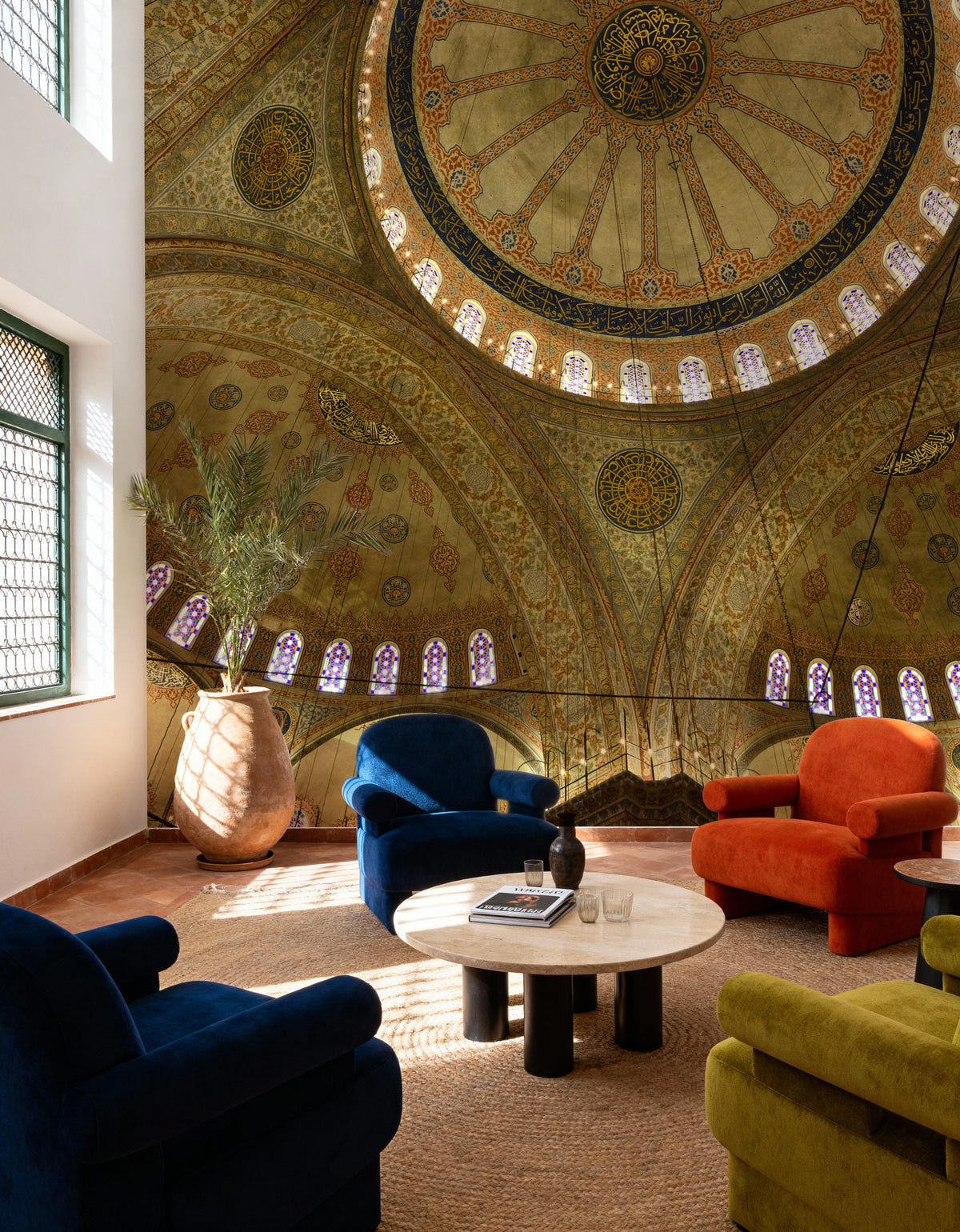 Gilded Mosque Dome Mural Wallpaper - room preview 02