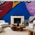 Party on Wall Street Mural Wallpaper - room preview 02