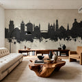 Ljubljana Slovenia Skyline Concrete Mural Wallpaper - room preview 02