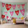 Love XOXO Mural Wallpaper - room preview 02