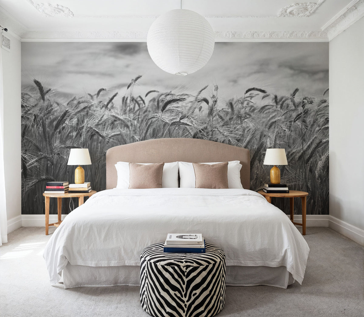 Whispering Harvest Mural Wallpaper - room preview 02