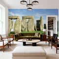 Mystic Stonehenge Dawn Mural Wallpaper - room preview 02