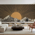 Mountainscape NA06 Mural Wallpaper - room preview 02