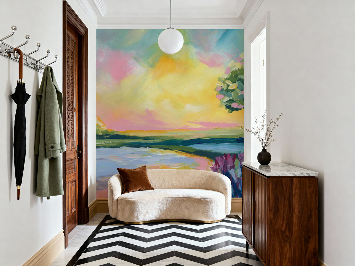 Spring Meadow II Mural Wallpaper - room preview 02