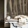 Dune Forest, Mocha Mural Wallpaper - room preview 02