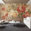 Parisian Flowers III Mural Wallpaper - room preview 02