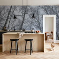 Frosty Trees Mural Wallpaper - room preview 02