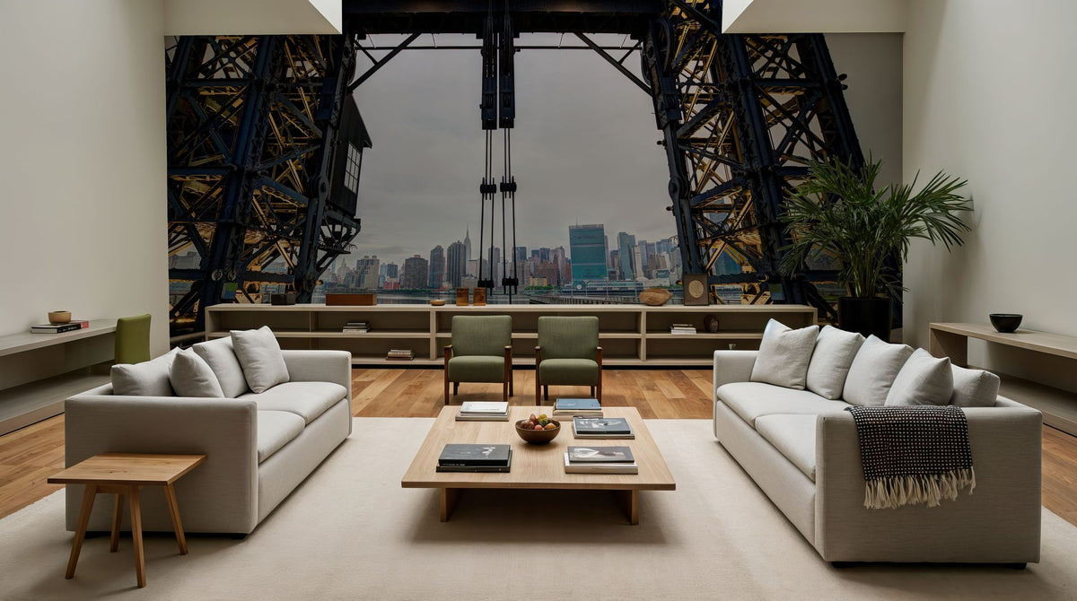 East River Floodgates Mural Wallpaper - room preview 02