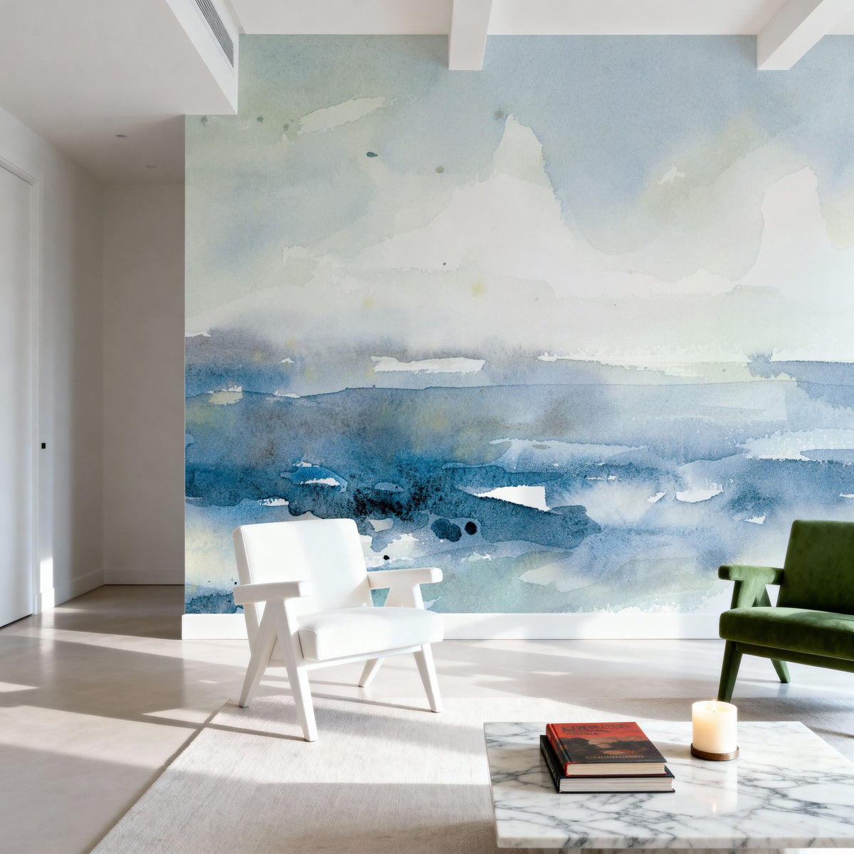 Sure Shoreline I Mural Wallpaper - room preview 02