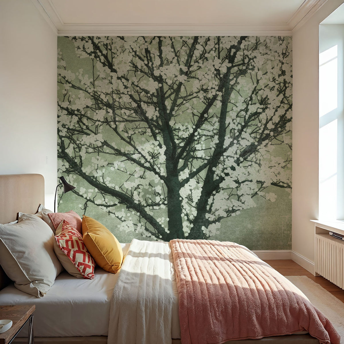Kyoto Tree Mural Wallpaper - room preview 02