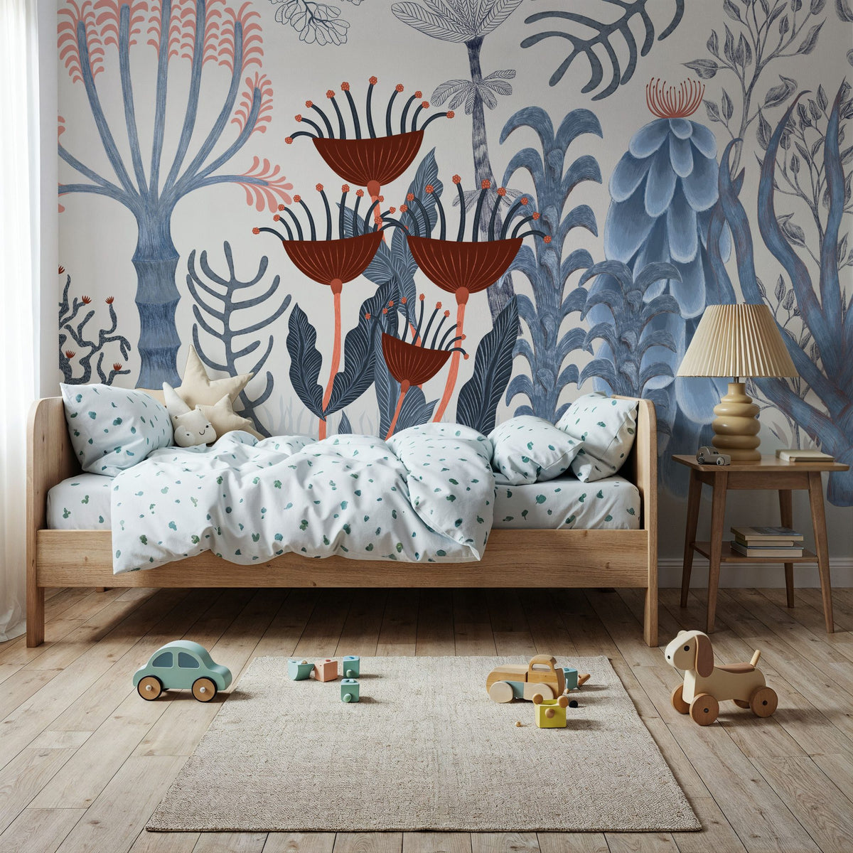 Purpurea Trees Mural Wallpaper - room preview 02