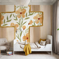 Floral Cross I Mural Wallpaper - room preview 02