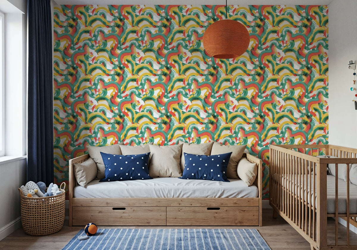 Winding Road Mural Wallpaper - room preview 02