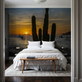 Cactus Coast Mural Wallpaper - room preview 02