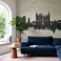 Peterborough England Skyline Concrete Mural Wallpaper - room preview 02
